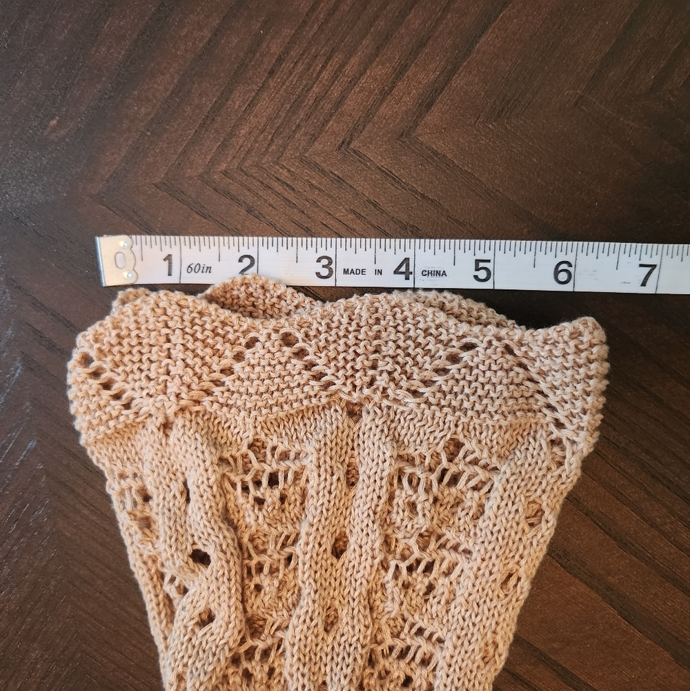 Crochet/Knit Mini Dress/Bathing Suit Cover-Up with Open Back - Picture 14 of 14